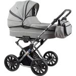 Zekiwa Kombikinderwagen Touring MAX inkl. Wickeltasche, Grey