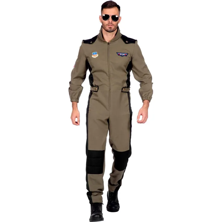 Wilbers & Wilbers Herren-Kostüm Jetpilot Overall, Größe:58