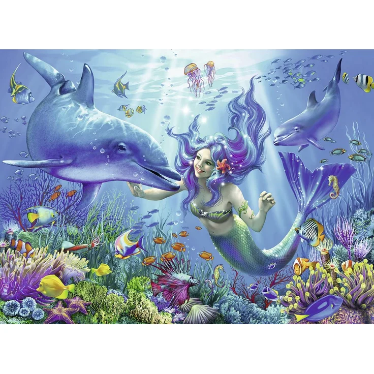 Ravensburger 200 Teile XXL Leuchtendes Unterwasserparadies – Bild 2