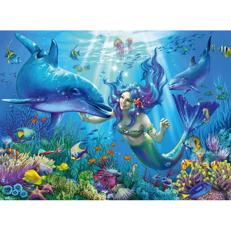 Ravensburger 200 Teile XXL Leuchtendes Unterwasserparadies – Bild 8