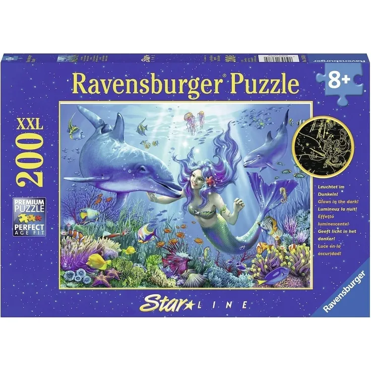 Ravensburger 200 Teile XXL Leuchtendes Unterwasserparadies