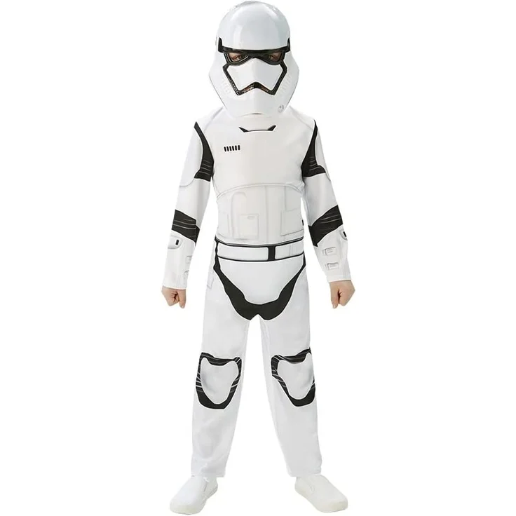 Rubie's 3620267 - EP7 Stormtrooper classic child, L, weiß/schwarz (7-8 Jahre) – Bild 1