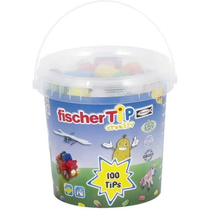 fischer TiP 508773 - TiP 100 Eimer, Kreativspielzeug