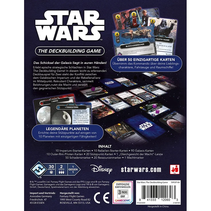 FFGD3009 - Star Wars: The Deckbuilding Game, Kartenspiel, für 2 Spieler, ab 12 Jahren (DE-Ausgabe) - Preisvergleich – Bild 3