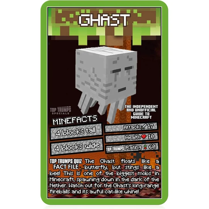 Independent & Inoffizicial Guide to Minecraft Top Trumps Specials Kartenspiel – Bild 2