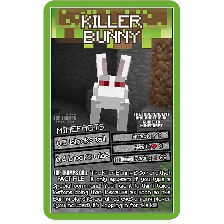 Independent & Inoffizicial Guide to Minecraft Top Trumps Specials Kartenspiel – Bild 4