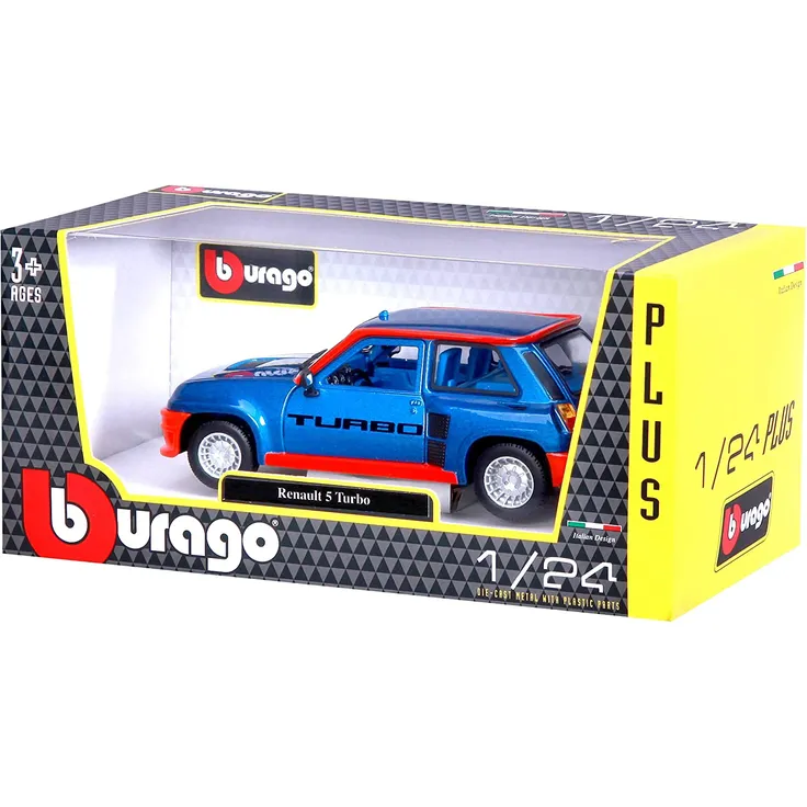 Bburago 1:24 Renault R5 Turbo, blau – Bild 5