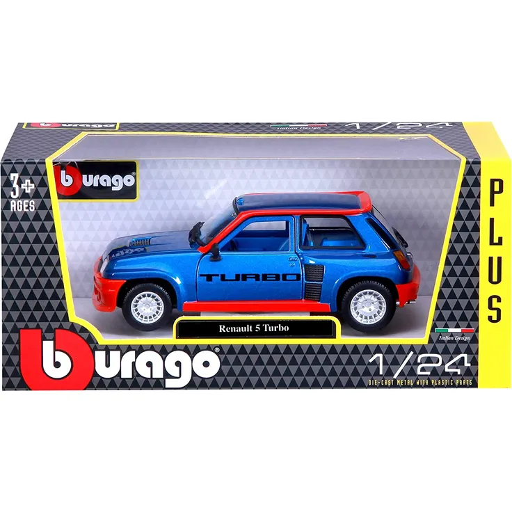 Bburago 1:24 Renault R5 Turbo, blau – Bild 4