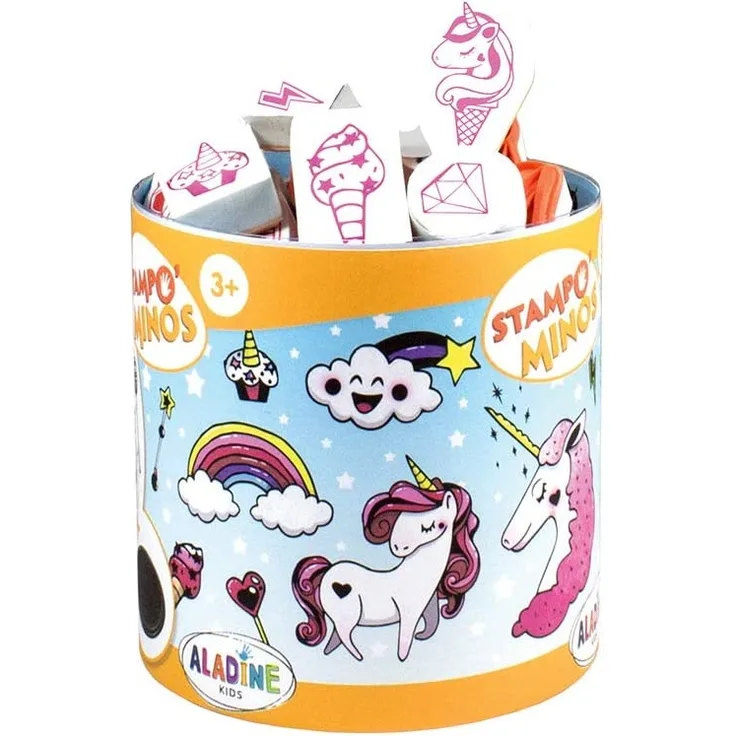 Aladine 85145 Stampo Minos Stempelset, Mehrfarbig