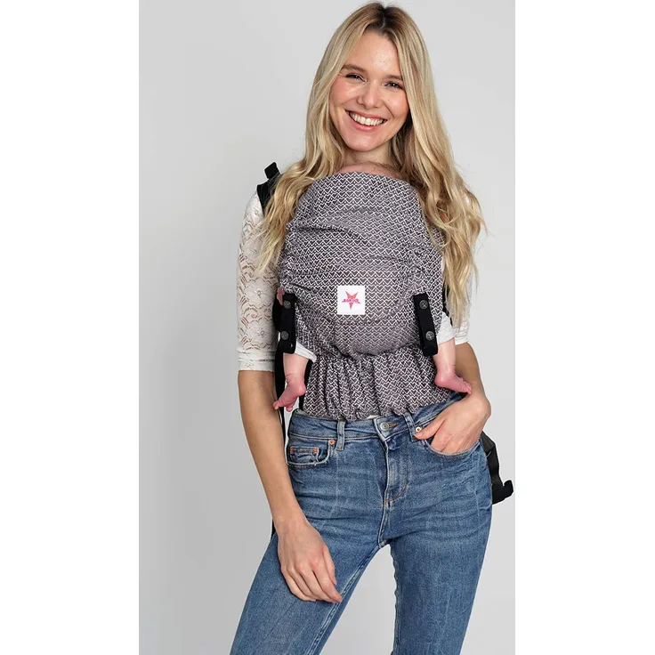 Kokadi Baby Bauch- und Rückentrage Flip Heart2Heart Steingrau