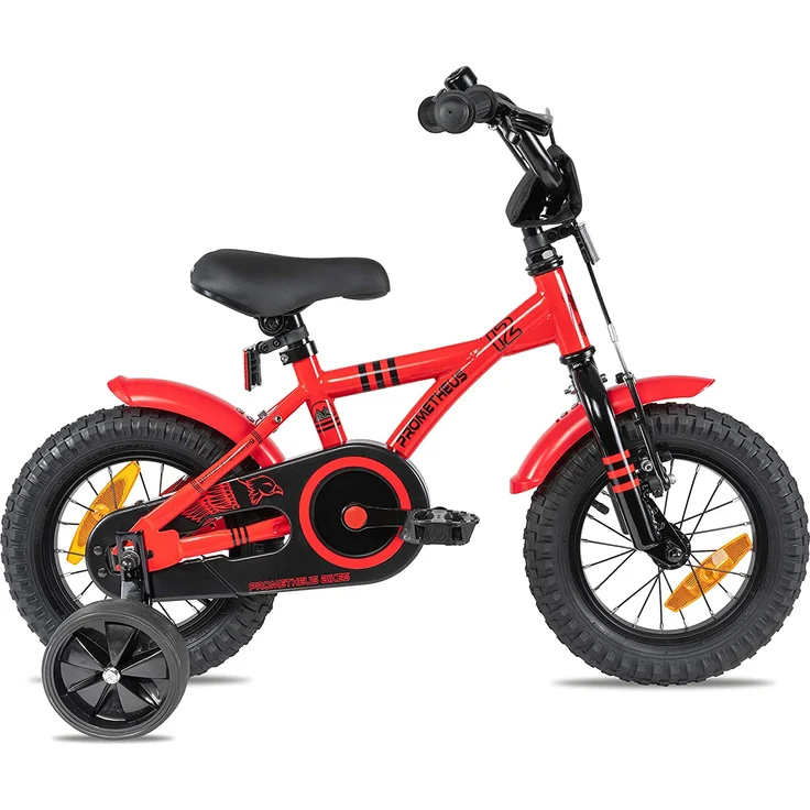 Prometheus Bicycles Kinderfahrrad Hawk, 1 Gang, 12 Zoll, RH 31 cm, rot – Bild 2