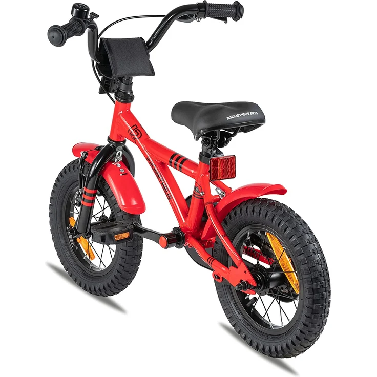 Prometheus Bicycles Kinderfahrrad Hawk, 1 Gang, 12 Zoll, RH 31 cm, rot – Bild 6