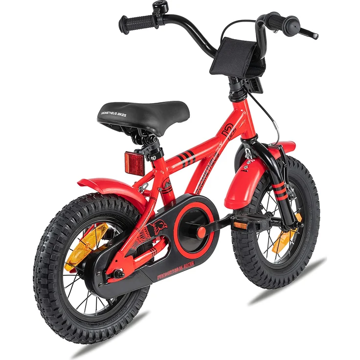 Prometheus Bicycles Kinderfahrrad Hawk, 1 Gang, 12 Zoll, RH 31 cm, rot – Bild 5