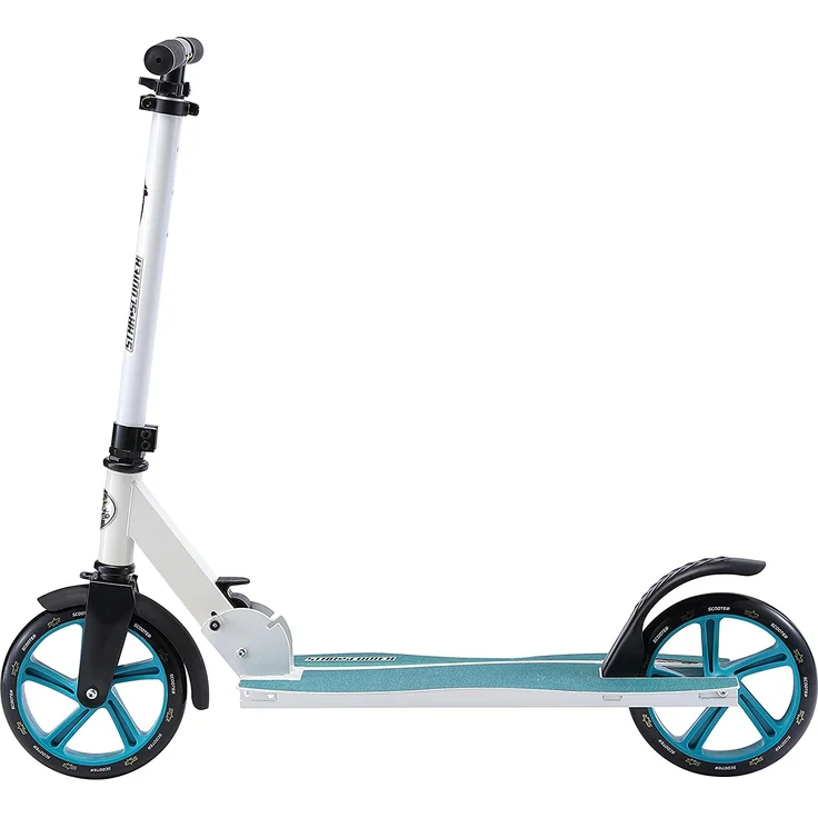 Bikestar Roller Alu City Wave Deck 205 mm - Weiß – Bild 2