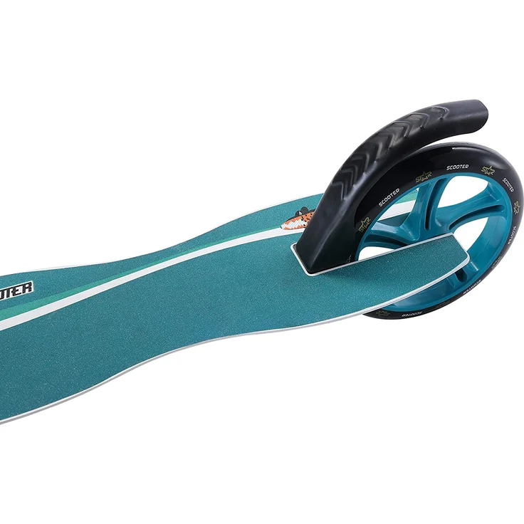 Bikestar Roller Alu City Wave Deck 205 mm - Weiß – Bild 3