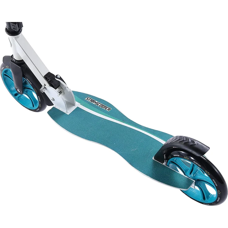 Bikestar Roller Alu City Wave Deck 205 mm - Weiß – Bild 5