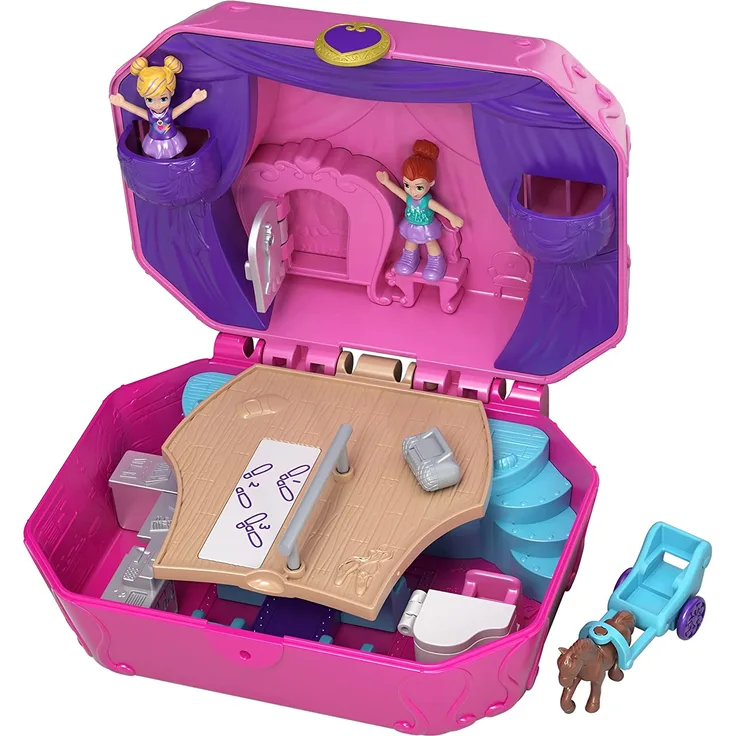 Mattel Polly Pocket Pocket World Ballettbühne Schatulle