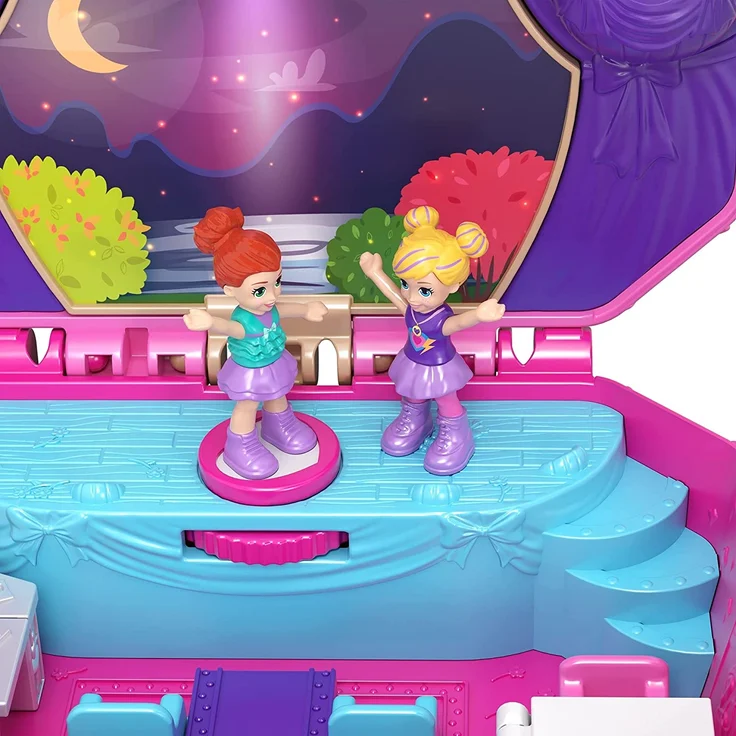 Mattel Polly Pocket Pocket World Ballettbühne Schatulle – Bild 3