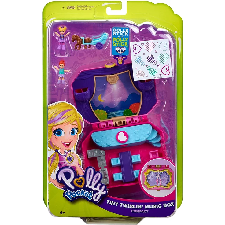 Mattel Polly Pocket Pocket World Ballettbühne Schatulle – Bild 7