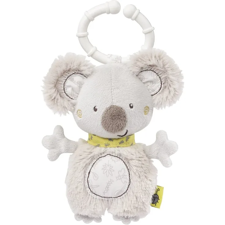 Fehn Kinderwagenanhänger/ Rassel Koala 14 cm weiß