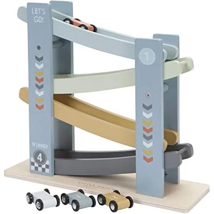 Little Dutch Rollbahn Cars Blau – Bild 1