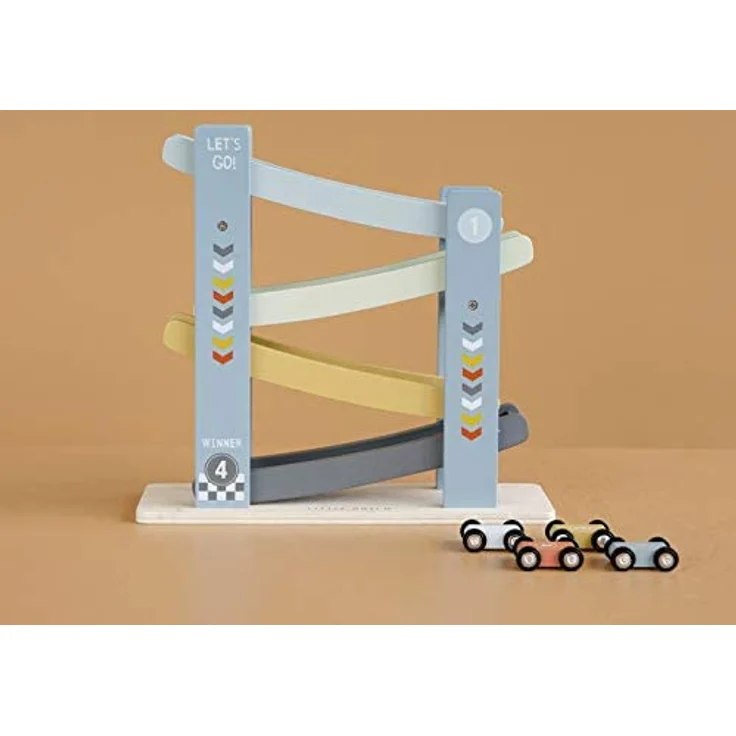 Little Dutch Rollbahn Cars Blau – Bild 3