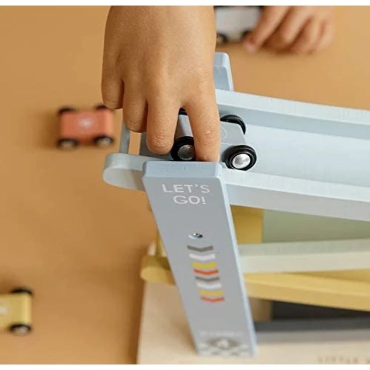 Little Dutch Rollbahn Cars Blau – Bild 4