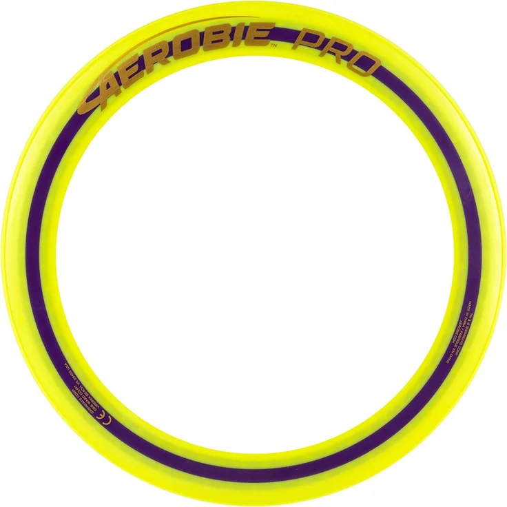 Aerobie Pro Flying Ring Wurfring mit Durchmesser 33 cm gelb Frisbee 5 Jahr(e) – Bild 1