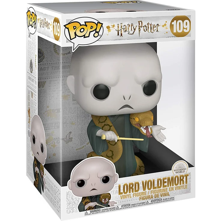 Funko 48037 POP Harry Potter: 10" Voldemort w/Nagini S10 Sammelbares Spielzeug, Mehrfarben – Bild 2