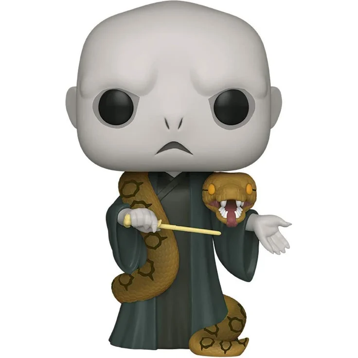 Funko 48037 POP Harry Potter: 10" Voldemort w/Nagini S10 Sammelbares Spielzeug, Mehrfarben – Bild 1