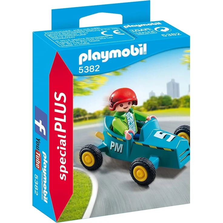 Playmobil 5382 - Junge mit Kart – Bild 1