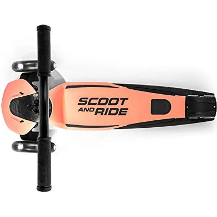 Cooles Kickboard Roller, Highwaykick5, in peach, mit LED-Rädern, ab 5 Jahren, von Scoot and Ride – Bild 2