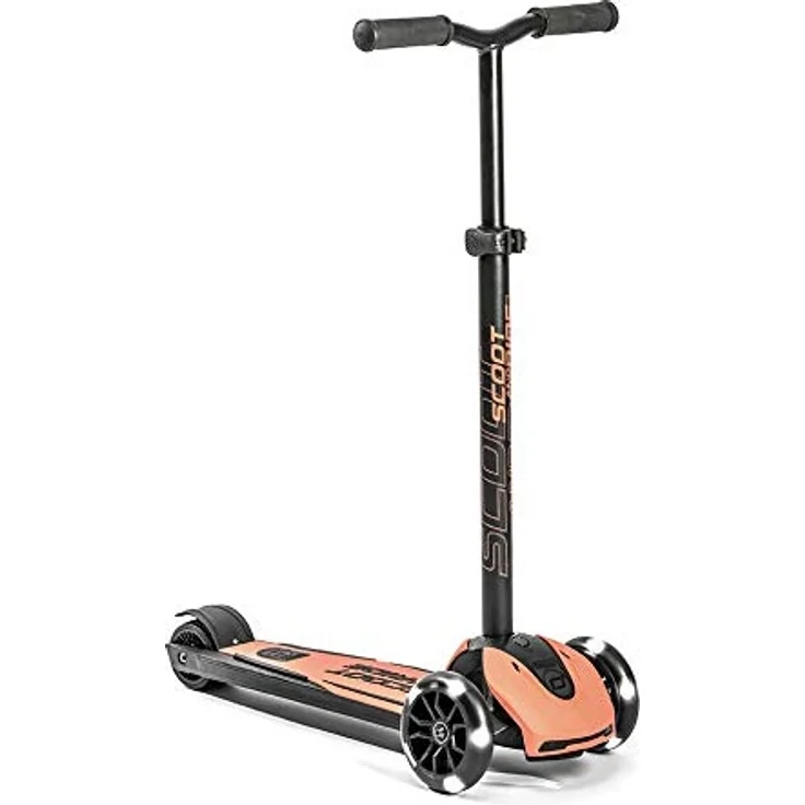 Cooles Kickboard Roller, Highwaykick5, in peach, mit LED-Rädern, ab 5 Jahren, von Scoot and Ride – Bild 1