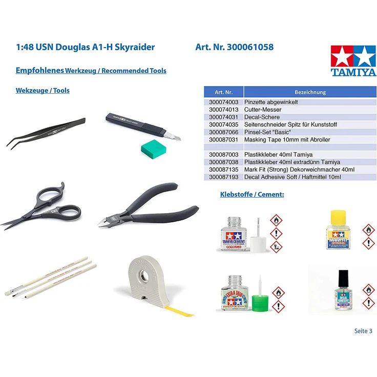 TAMIYA 300061058 1:48 USN Douglas A1-H Skyraider – Bild 6