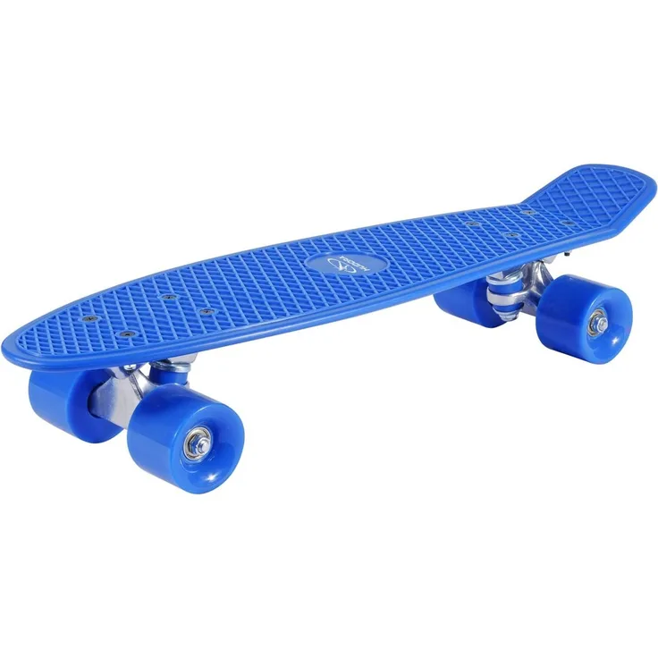 HUDORA - Kinder 12137 Retro Skateboard, himmelblau