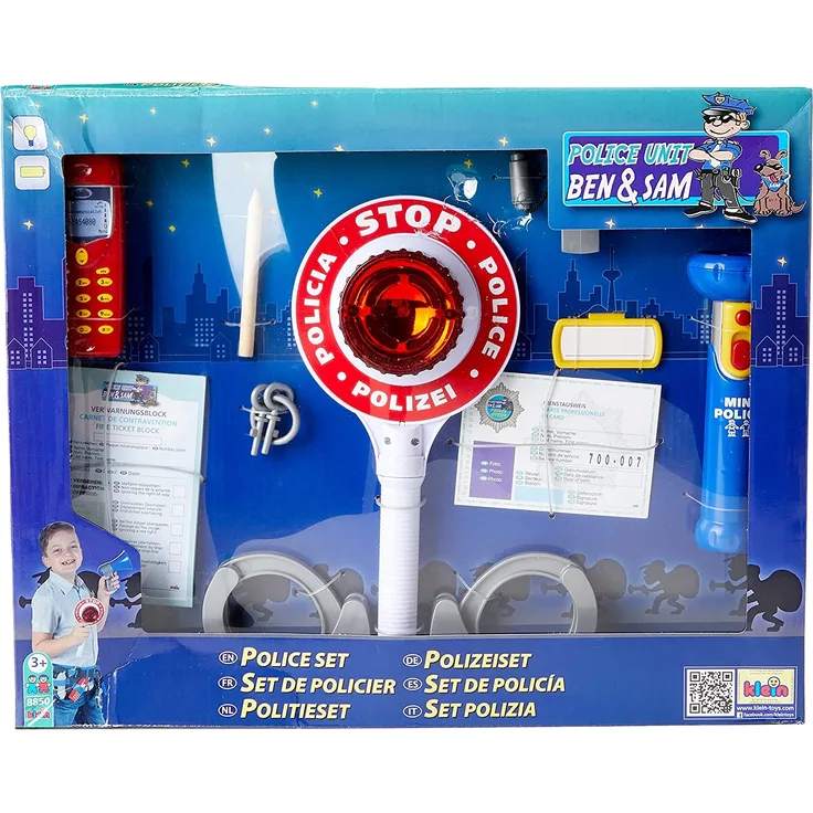 Polizei-Set, 10-teilig