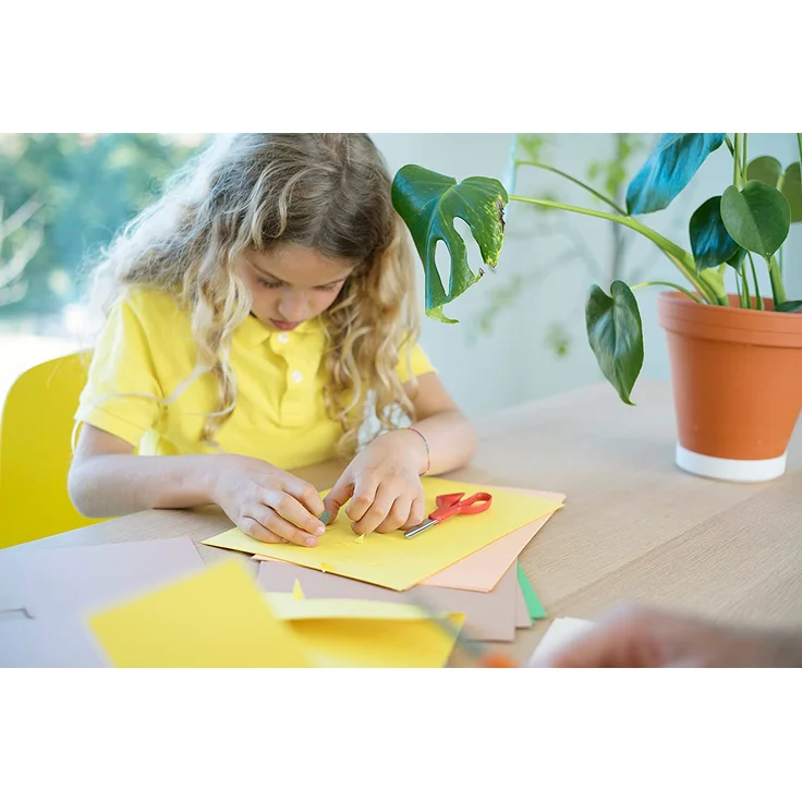 Fiskars Classic Kinderschere / ab 8 Jahre Kinder Gerader Schnitt Eins/Eine(r) Rot Silber Metall Linkshändig - Preisvergleich – Bild 8