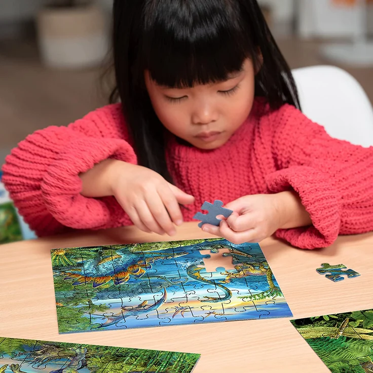 Ravensburger Kinderpuzzle 09317 - Faszination Dinosaurier - 3 x 49 Teile – Bild 6