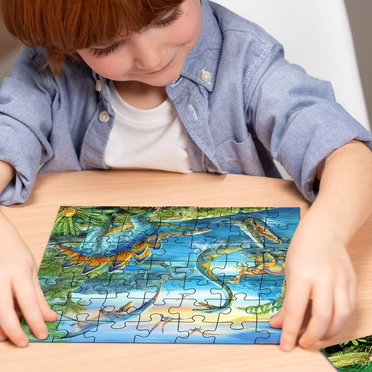 Ravensburger Kinderpuzzle 09317 - Faszination Dinosaurier - 3 x 49 Teile – Bild 7