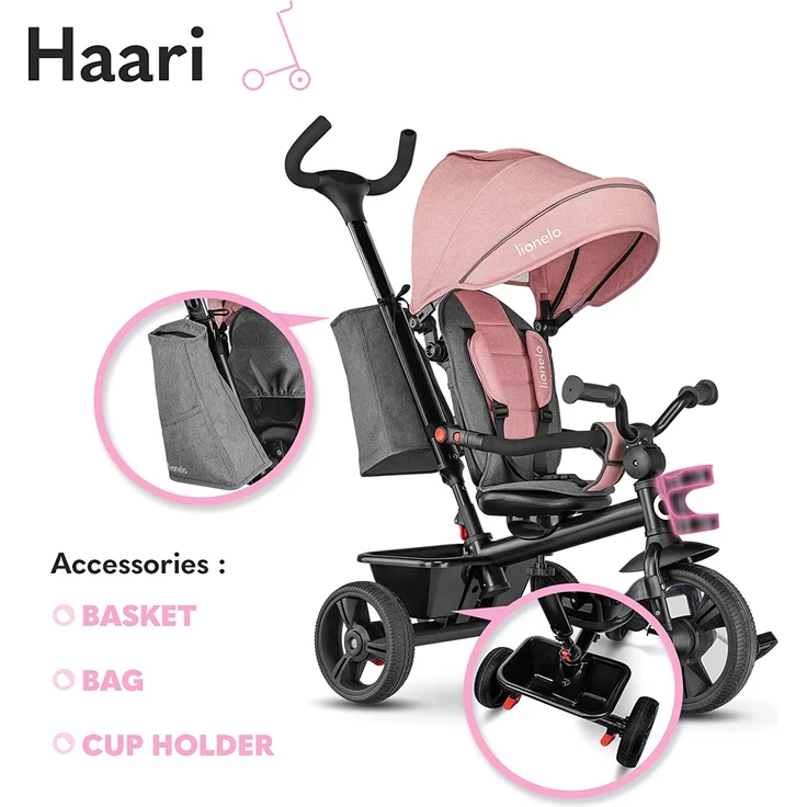 lionelo Dreirad - Haari bubblegum – Bild 6