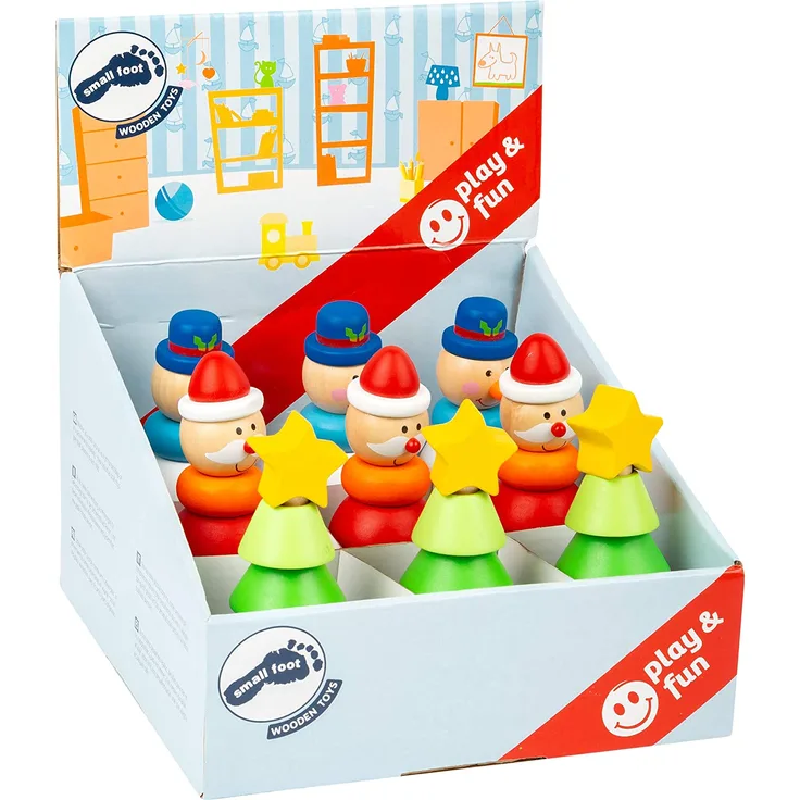 Display Stapelfiguren Weihnachten (9 Stück)
