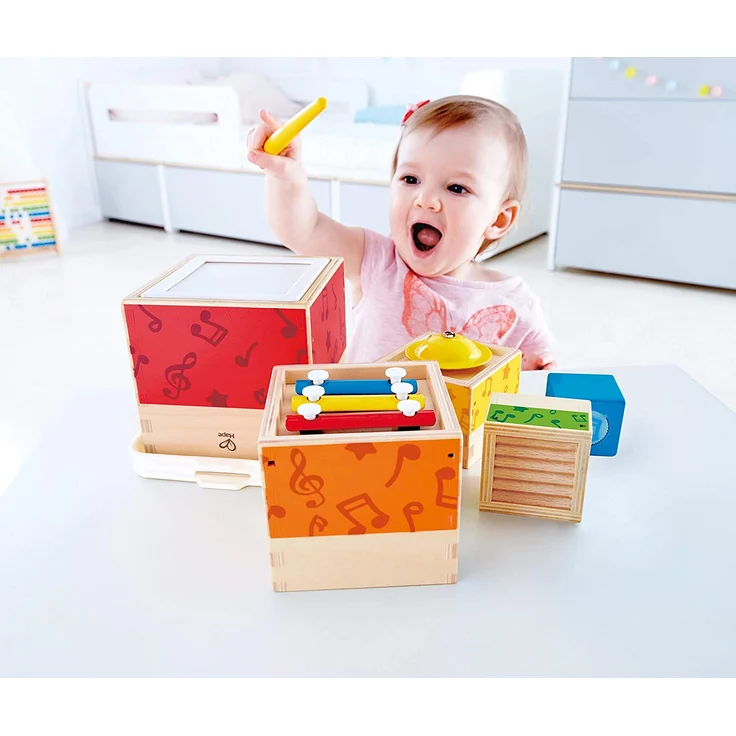Hape E0336 Musik-Stapelwürfel – Bild 2