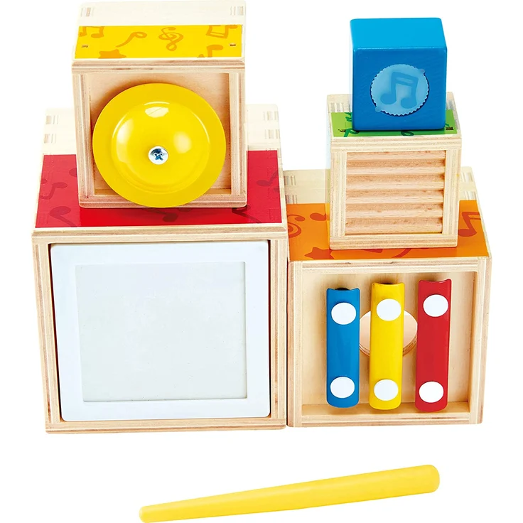 Hape E0336 Musik-Stapelwürfel – Bild 1