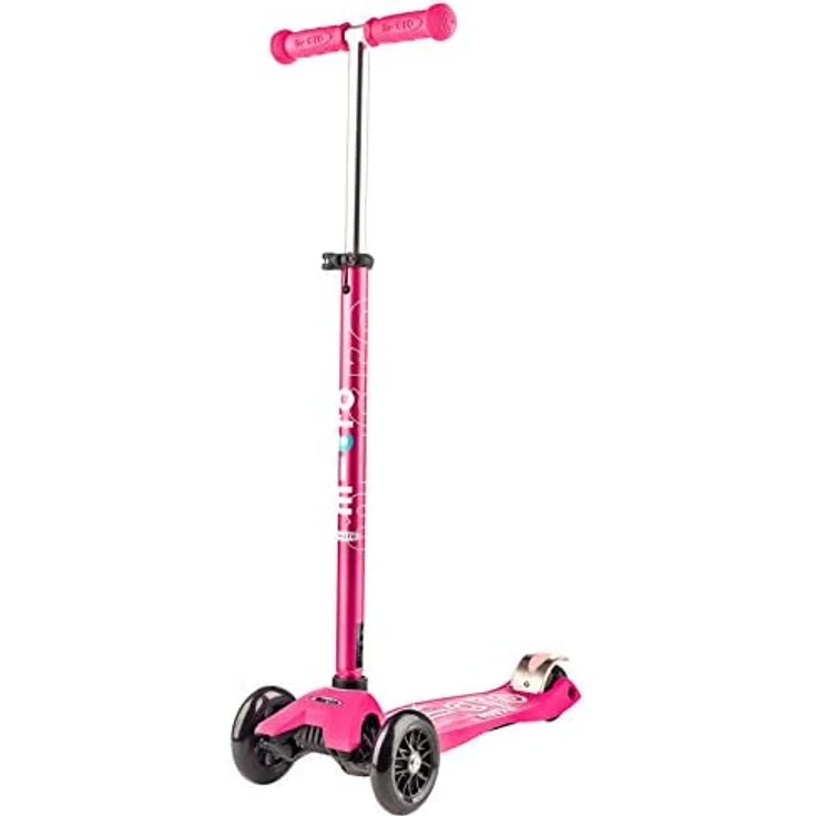 Micro Kinderroller Maxi Deluxe Kickboard Pink mit T-Lenker – Bild 2