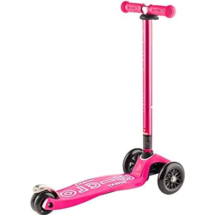 Micro Kinderroller Maxi Deluxe Kickboard Pink mit T-Lenker – Bild 3