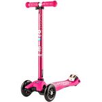 Micro Kinderroller Maxi Deluxe Kickboard Pink mit T-Lenker