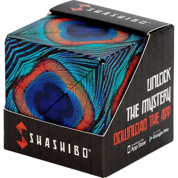 SHASHIBO Formwechsel Zauberwürfel - Preisgekrönt, Patentiert - Anti Stress Spielzeug - 36 Seltenerdmagnete - 3D Infinity Cube - Shashibo Magnetwürfel in Über 70 Formen Verwandelbar (Wings) – Bild 1