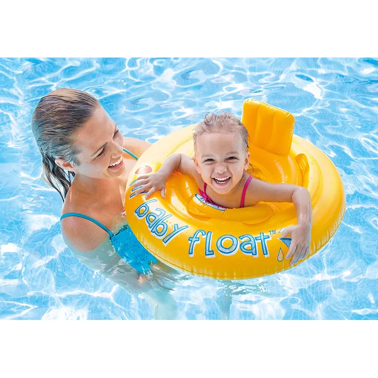 Intex Schwimmhilfe - My Baby Float - Schwimmring mit Sitz - Ø 70 cm - für 6-12 Monate