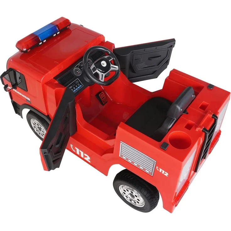 Kinder Elektroauto Feuerwehrauto Feuerwehr Elektrofahrzeug Kinderauto Spielzeug – Bild 8