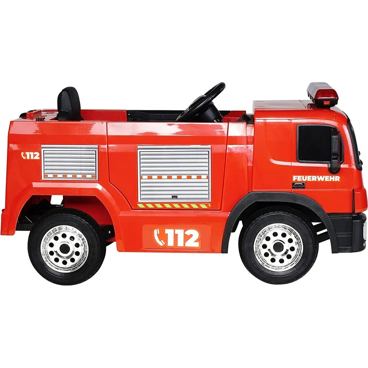 Kinder Elektroauto Feuerwehrauto Feuerwehr Elektrofahrzeug Kinderauto Spielzeug – Bild 6